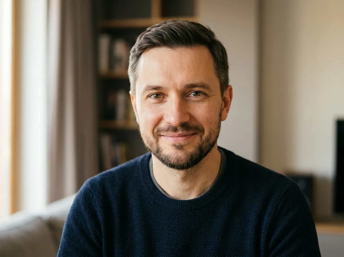 Аватар Сергея Иванова, мужчина 35–45 лет, приятное лицо, нейтральный фон